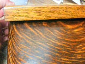 Compared with the original finish.